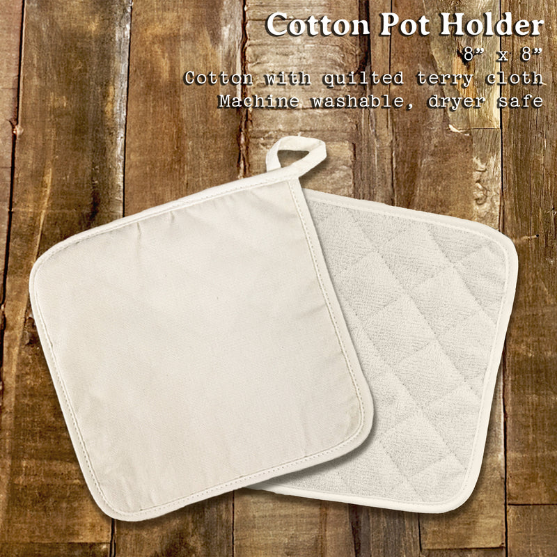 Mountains and Lake - Cotton Pot Holder