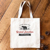 Bear Scene w/ City, State - Canvas Tote Bag