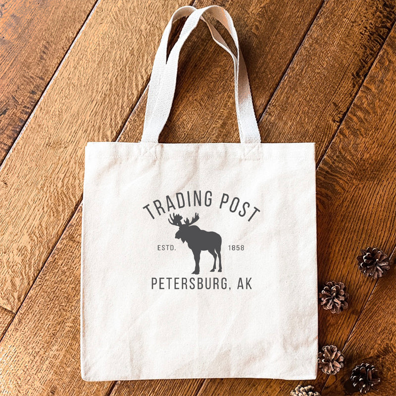 Trading Post w/ City, State - Canvas Tote Bag