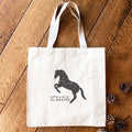 Horse Silhouette - Custom Canvas Tote Bag