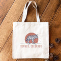 Coyote at Sunset - Custom Canvas Tote Bag