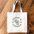 Tree Ring State - Custom Canvas Tote Bag