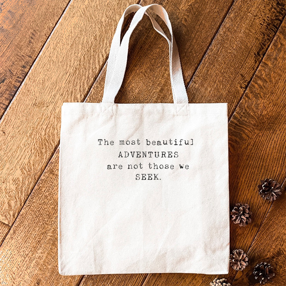Beautiful Adventures (Quote) - Canvas Tote Bag