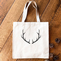 Antlers - Canvas Tote Bag