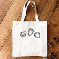 Hand Drawn Acorns - Canvas Tote Bag