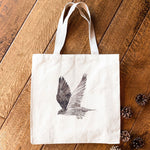 Watercolor Hawk - Canvas Tote Bag