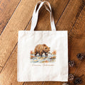 Bear River Scene - Custom Canvas Tote Bag