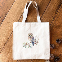 Winter Owl - Canvas Tote Bag