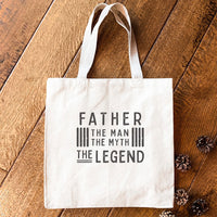 Grandpa / Father The Legend - Canvas Tote Bag