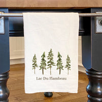 Watercolor Pines - Custom Cotton Tea Towel