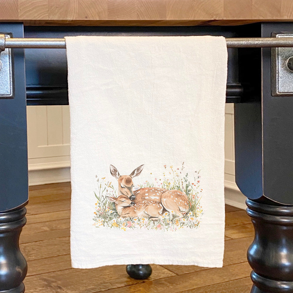 Doe & Fawn - Spring Cotton Tea Towel