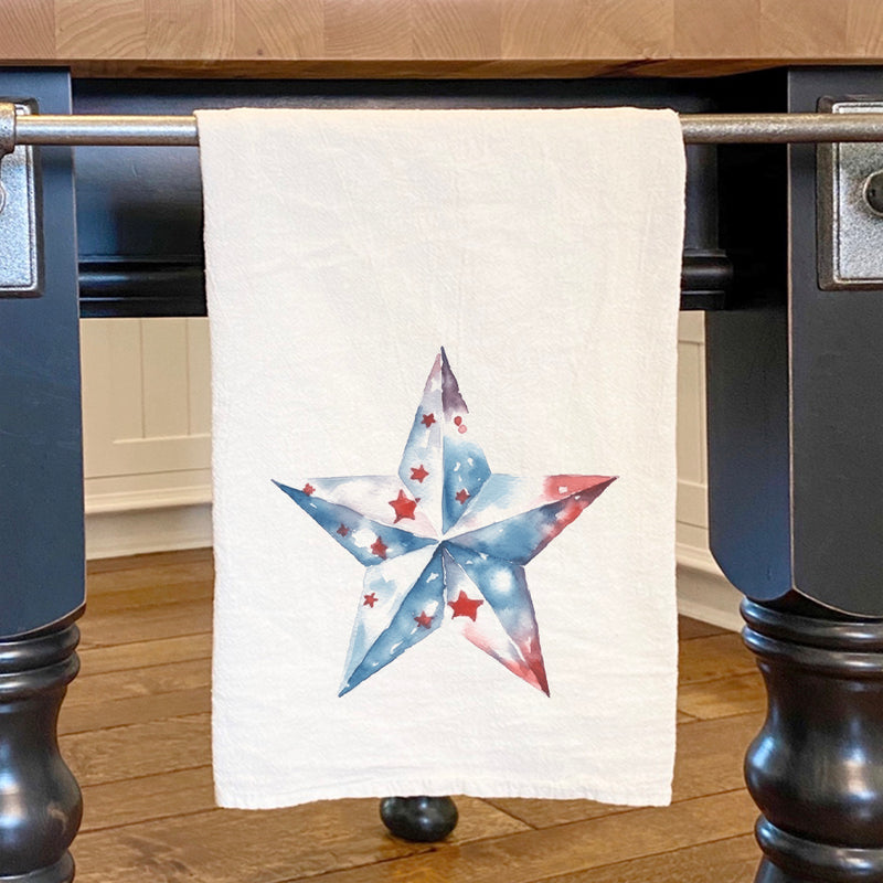Patriotic Star - Cotton Tea Towel
