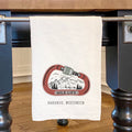 Wild Life Carabiner w/ City, State - Custom Cotton Tea Towel