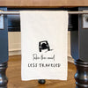 Jeep Road Less Traveled - Cotton Tea Towel