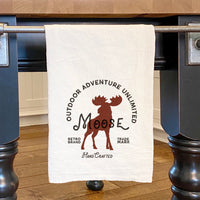 Moose Badge - Cotton Tea Towel