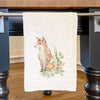 Floral Fox - Cotton Tea Towel