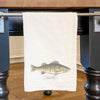 Yellow American Perch - Cotton Tea Towel