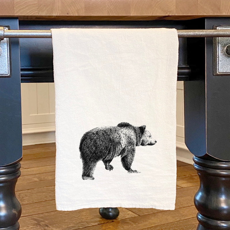 Bear Sketch - Cotton Tea Towel