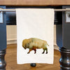 Watercolor Buffalo - Cotton Tea Towel