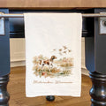 Pointer Marsh Scene - Custom Cotton Tea Towel
