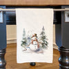 Forest Snowman - Cotton Tea Towel