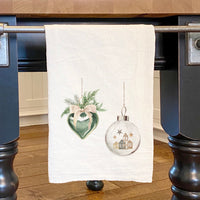 Greenery Ornaments - Cotton Tea Towel