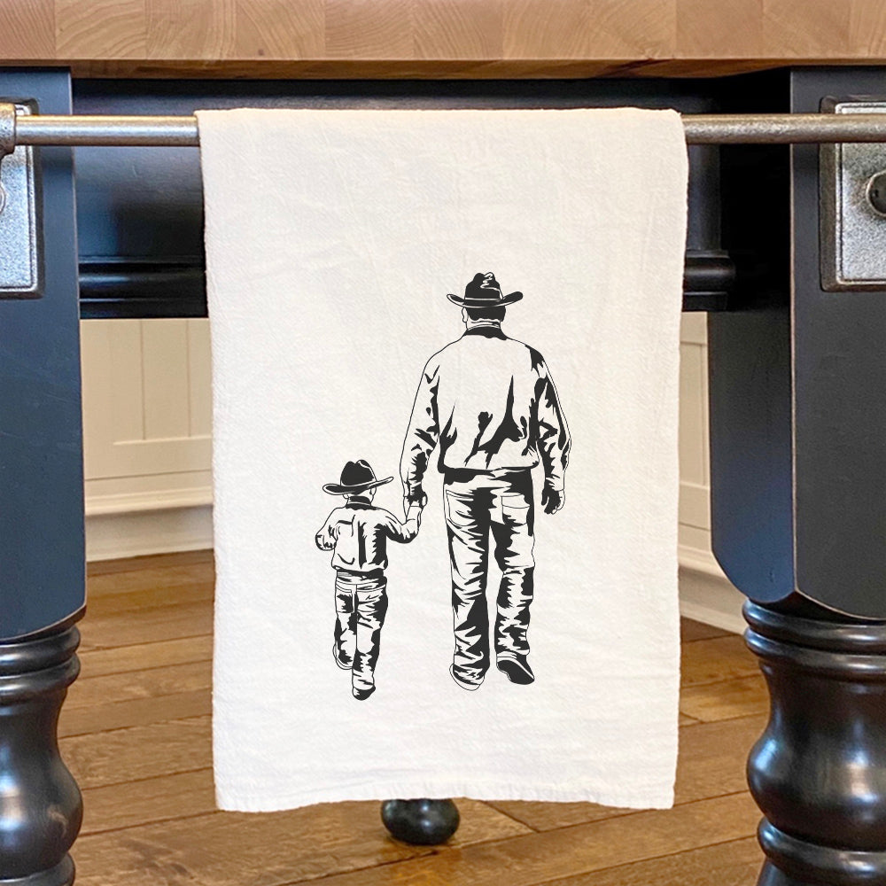 Just Like Dad - Father's Day Cotton Tea Towel
