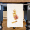 Watercolor Fall Trees (Group) - Cotton Tea Towel