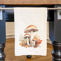 Fall Forest Mushrooms - Cotton Tea Towel