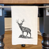 Yosemite National Park Deer - Cotton Tea Towel