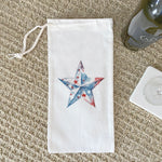 Patriotic Star - Canvas Wine Bag