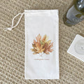 Fall Leaves - Custom Canvas Wine Bag