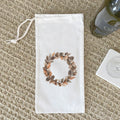 Pinecone Wreath - Autumn Canvas Wine Bag