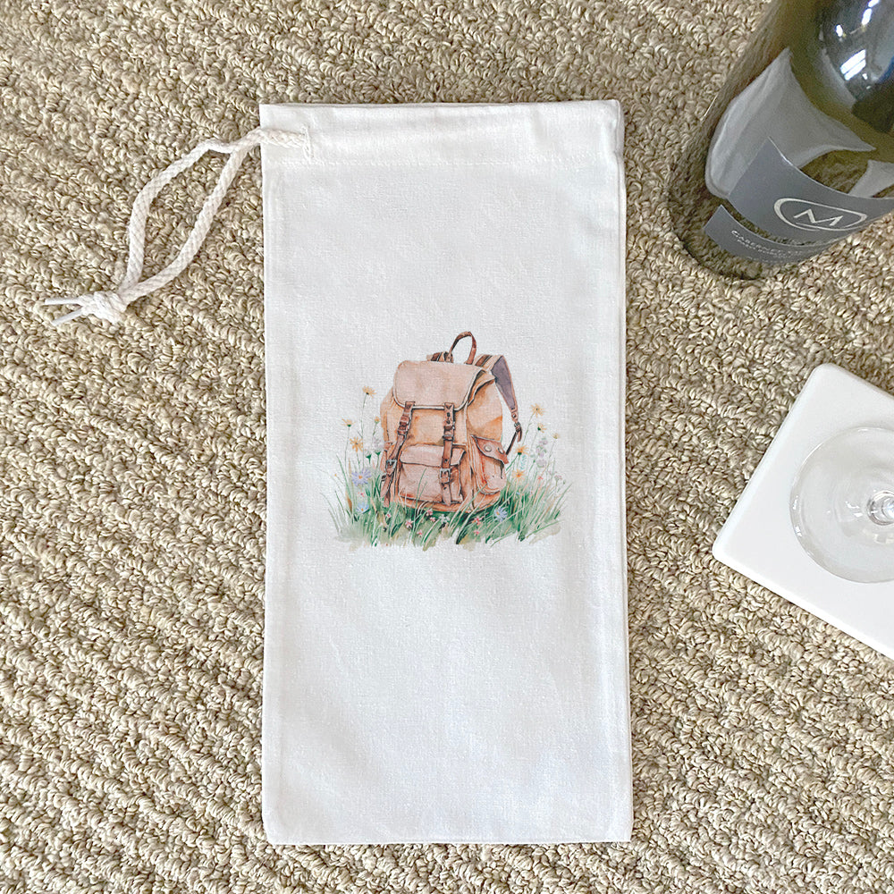 Hiking Pack - Canvas Wine Bag
