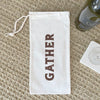 Gather - Canvas Wine Bag