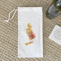 Watercolor Fall Trees (Group) - Canvas Wine Bag