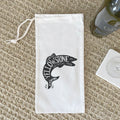 Yellowstone National Park Fish - Canvas Wine Bag