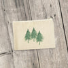 Three Trees - Canvas Zipper Pouch