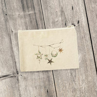 Festive Branch - Canvas Zipper Pouch