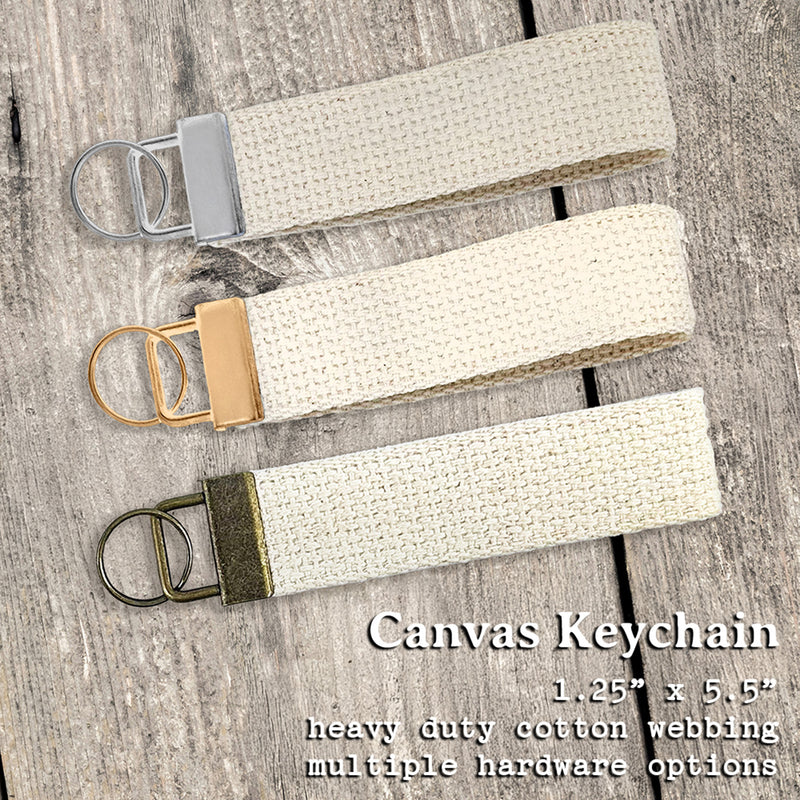 Cabin Key - Canvas Key Fob
