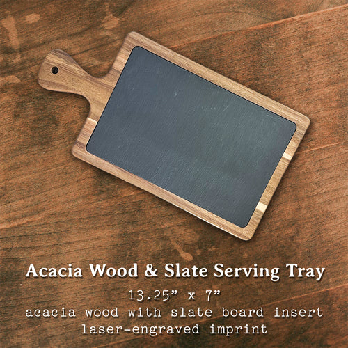 Vintage Bear Logomark - Custom Slate Serving Board