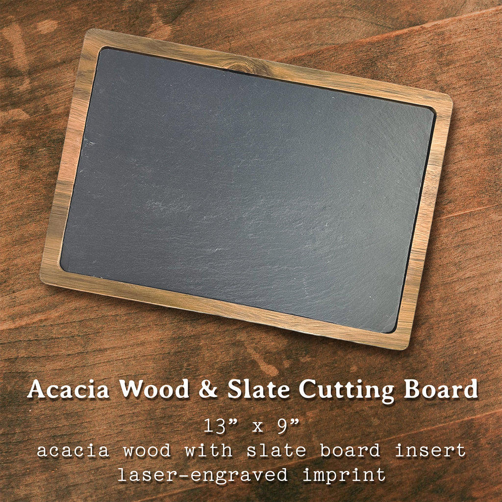 State with Trees - Custom Slate Serving Board