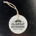 Great Outdoors w/ City, State - Custom Ornament