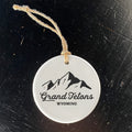 Mountain Silhouette w/ City, State - Custom Ornament