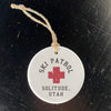 Ski Patrol w/ City State - Ornament