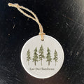 Watercolor Pines - Custom Ornament