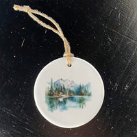 Mountains and Lake - Ornament