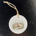 Sleeping Fox - Spring Ornament