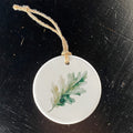 Green Oak Leaf - Ornament