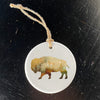 Watercolor Buffalo - Ornament